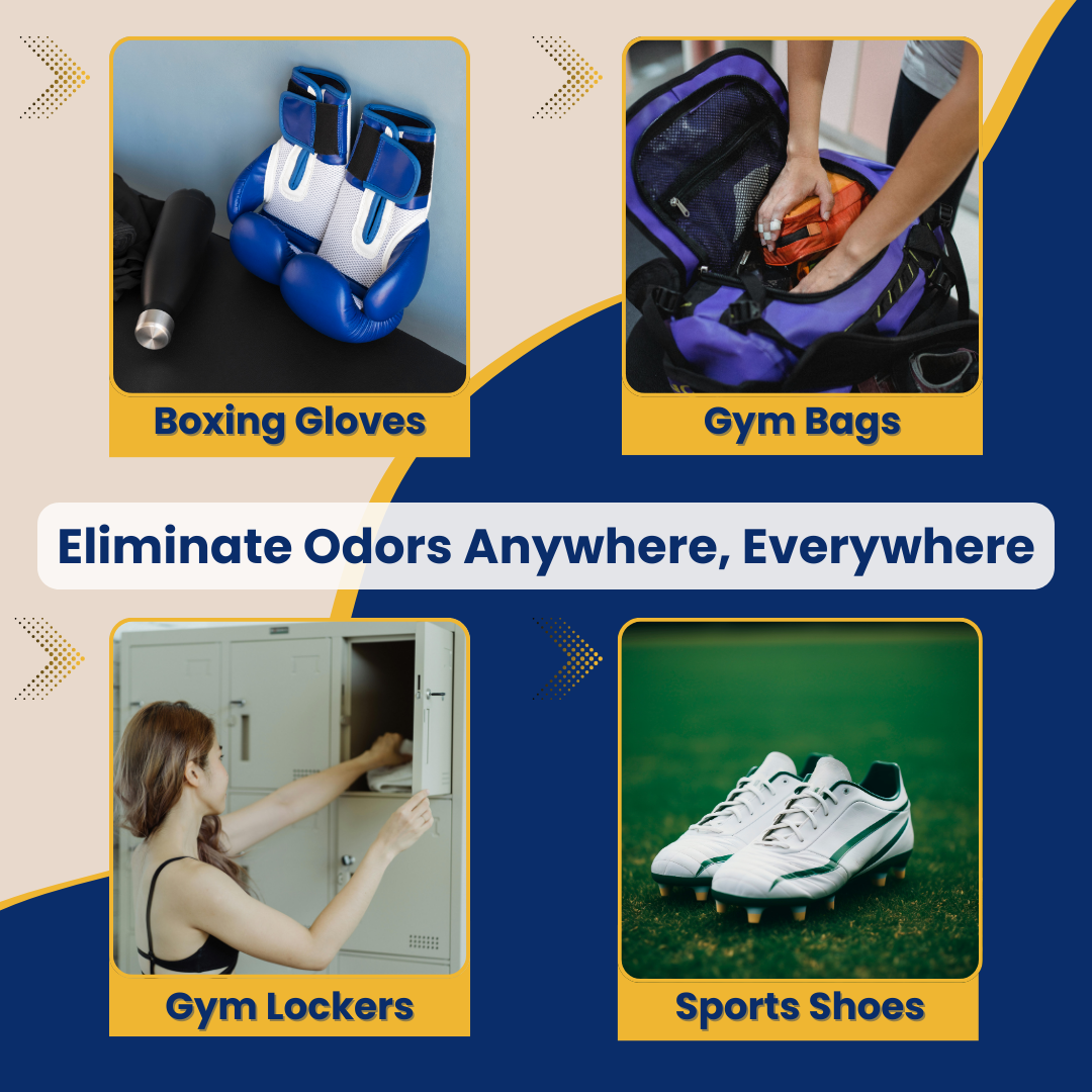 Zeoliten Sticks: Sports Gear Odor Eliminator