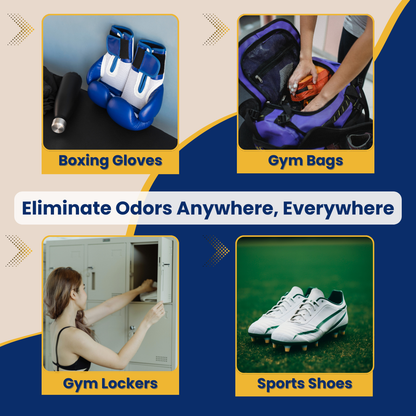 Zeoliten Sticks: Sports Gear Odor Eliminator