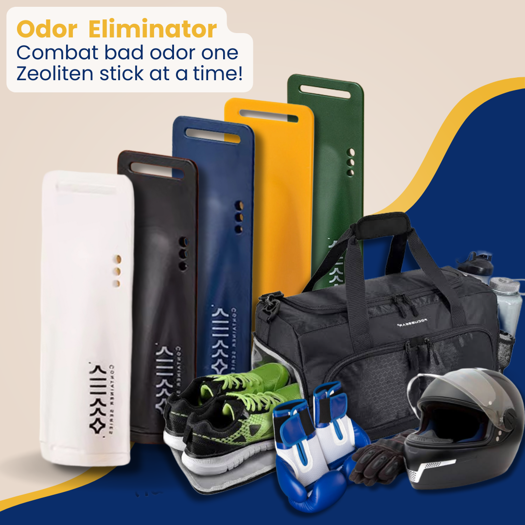 Zeoliten Sticks: Sports Gear Odor Eliminator